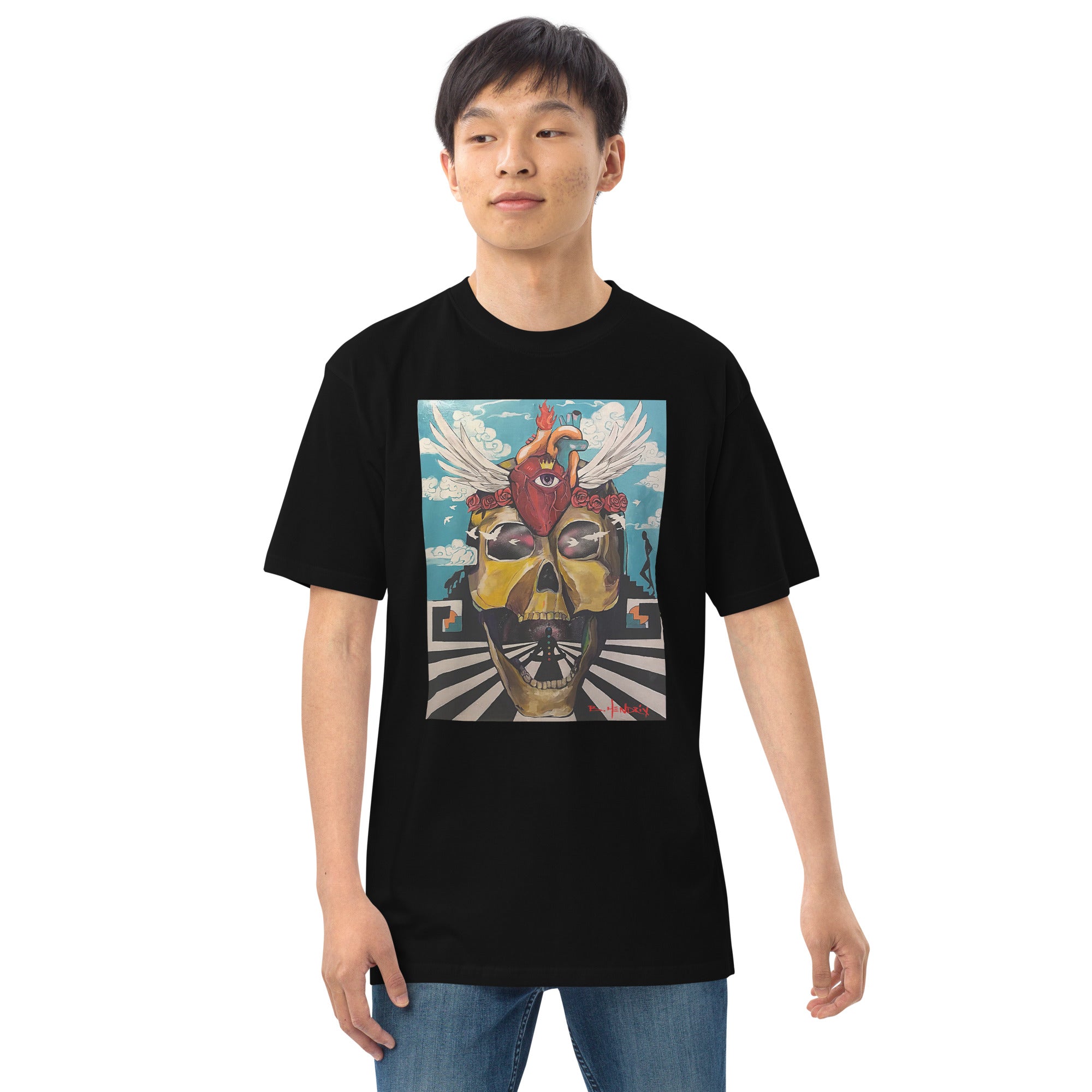 Next Level Men’s premium heavyweight tee