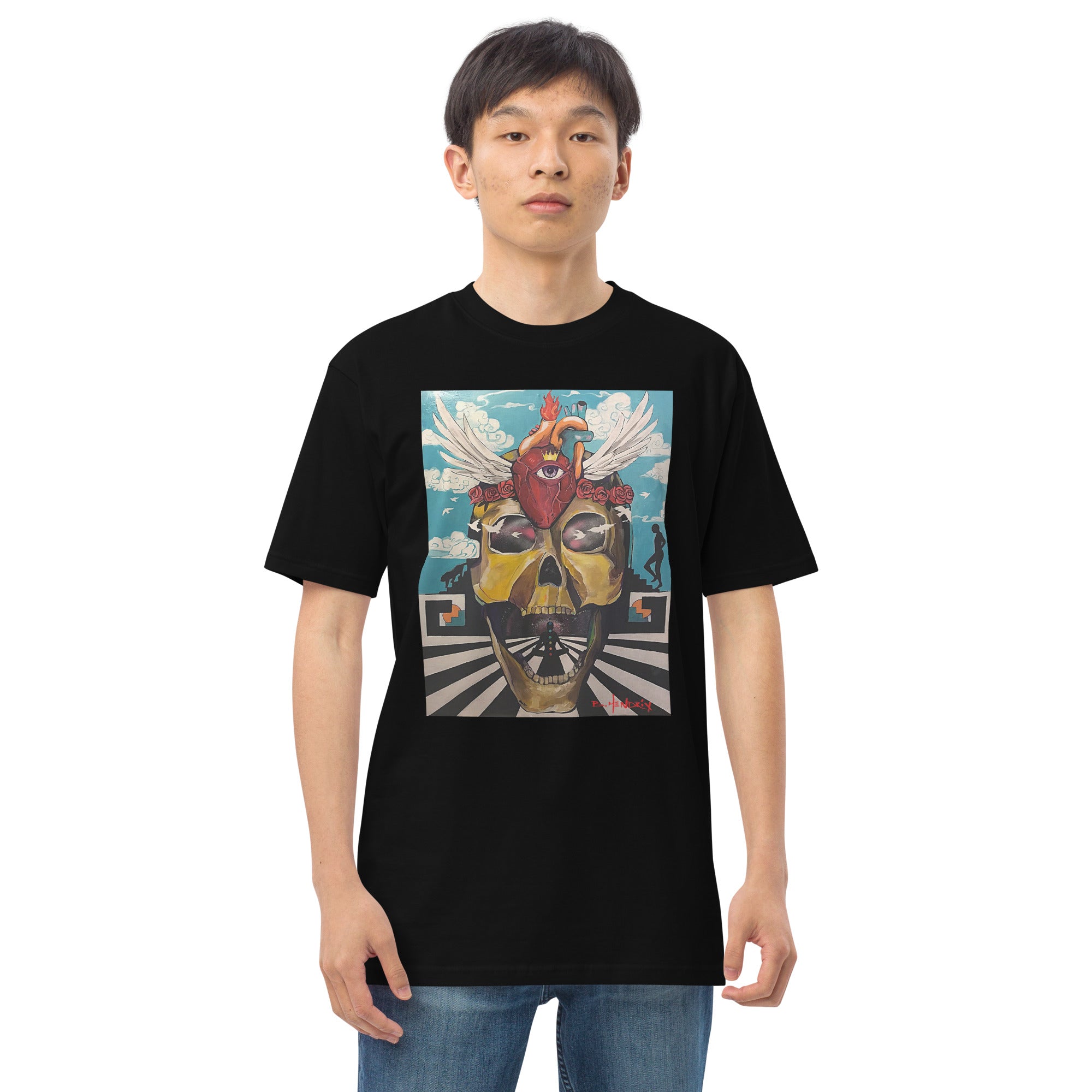 Next Level Men’s premium heavyweight tee