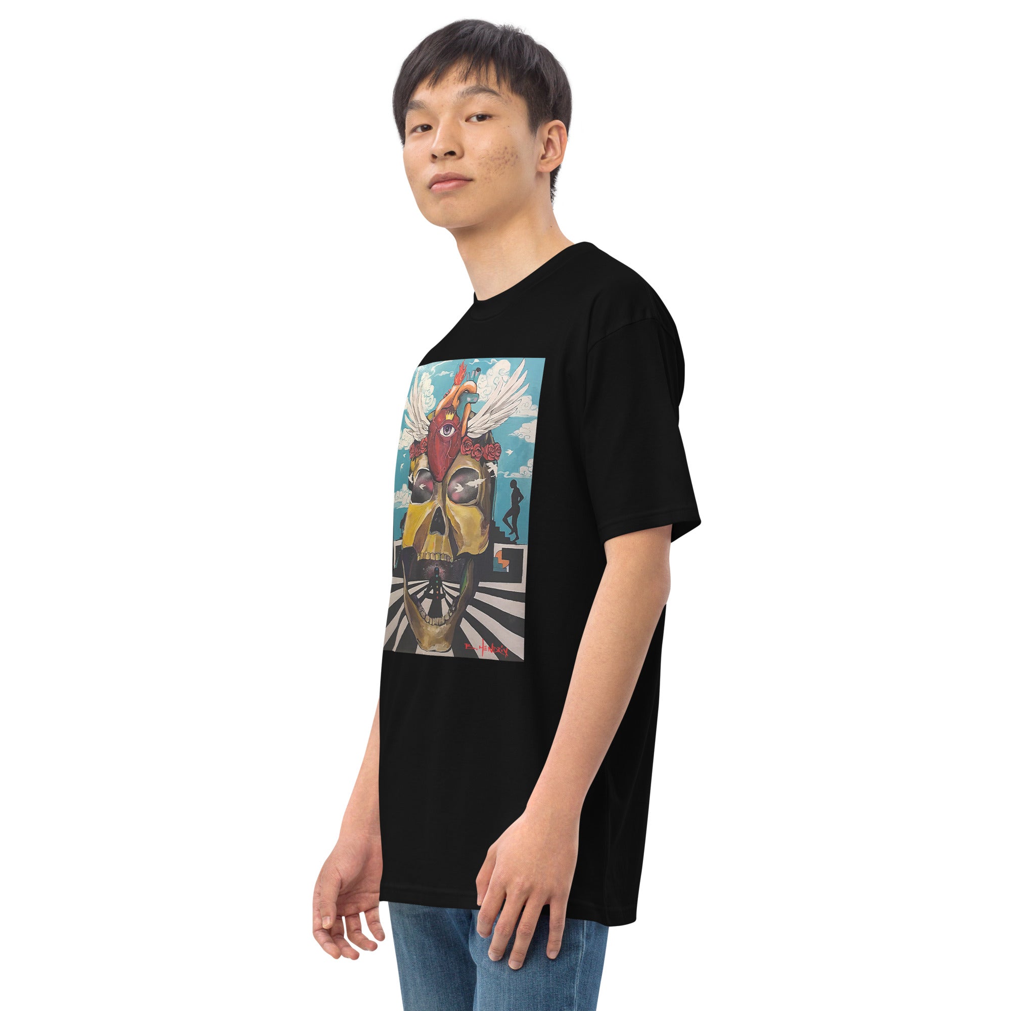Next Level Men’s premium heavyweight tee