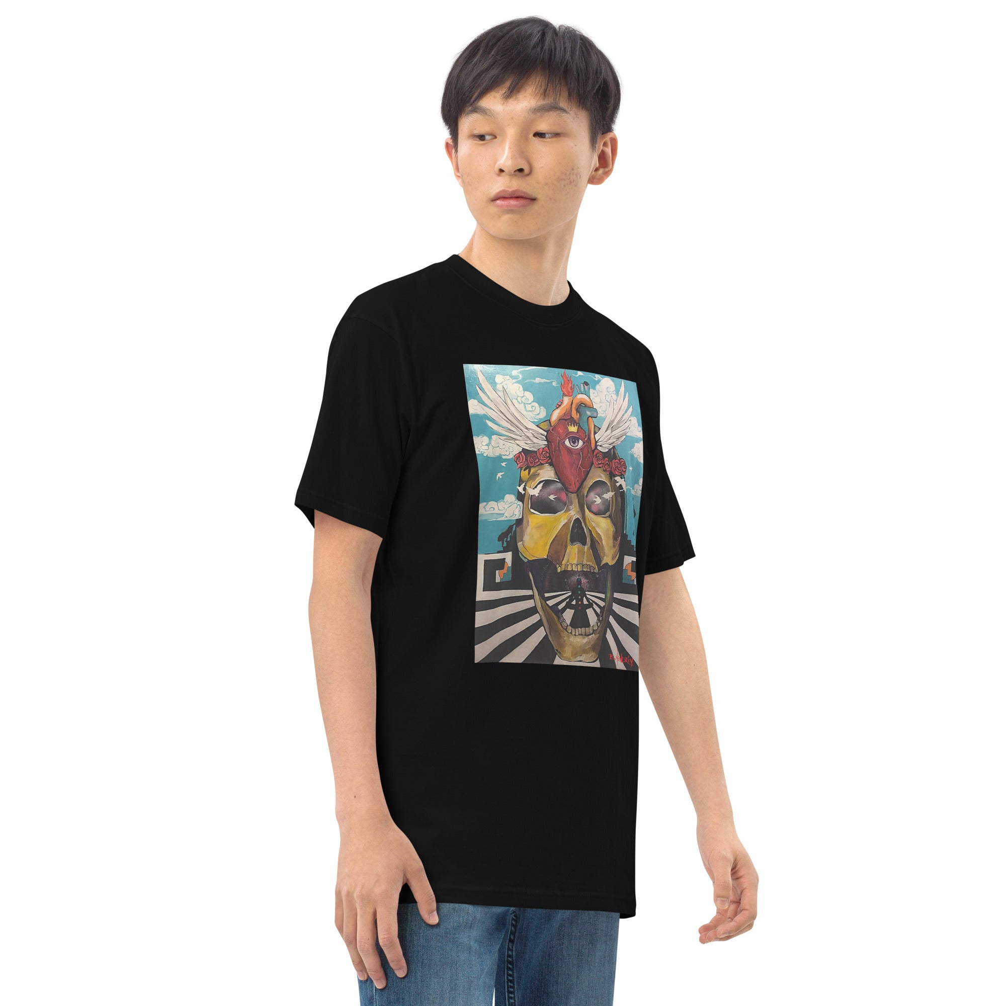 Next Level Men’s premium heavyweight tee