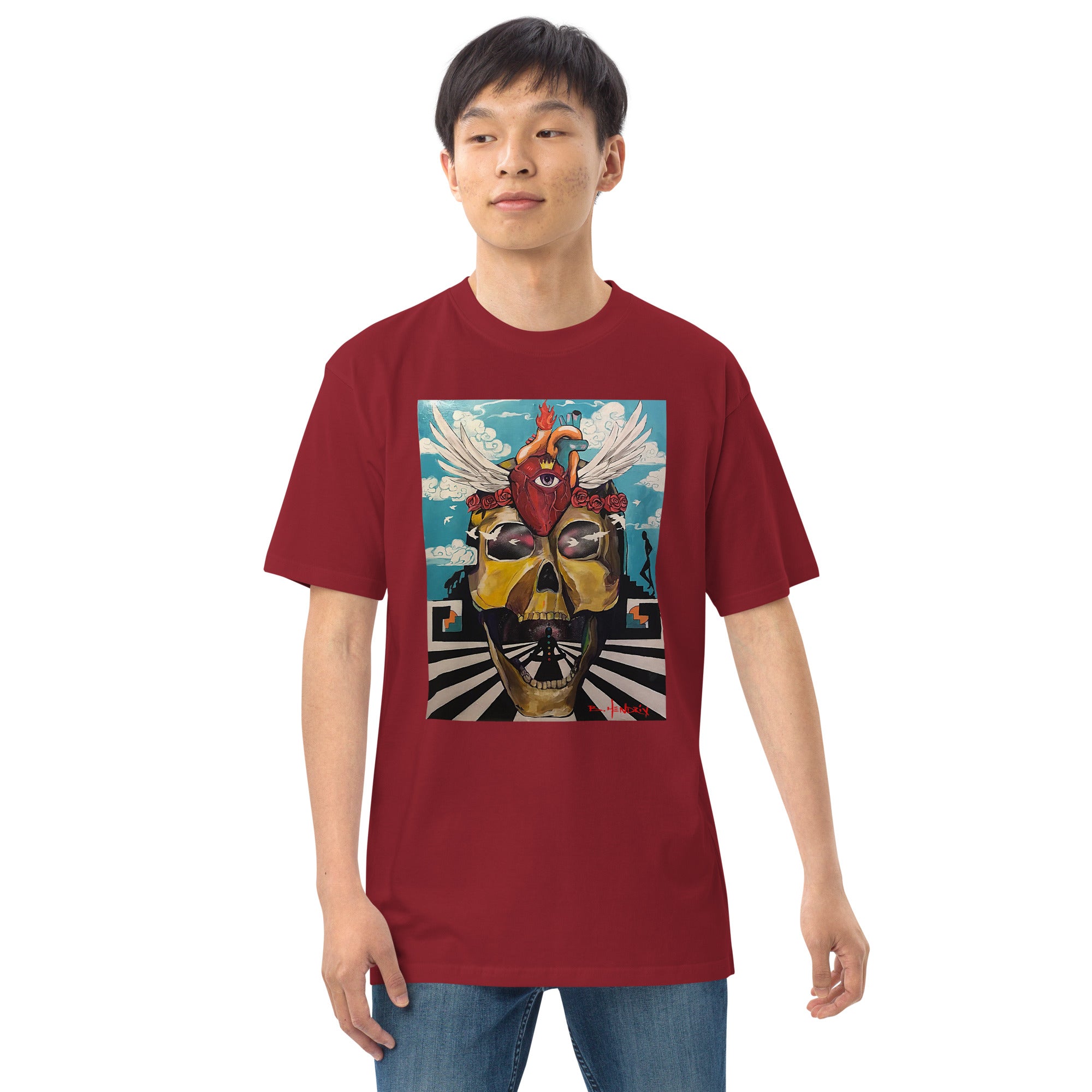 Next Level Men’s premium heavyweight tee