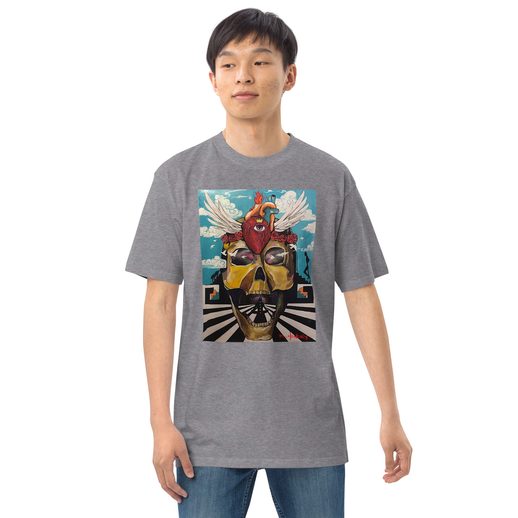 Next Level Men’s premium heavyweight tee