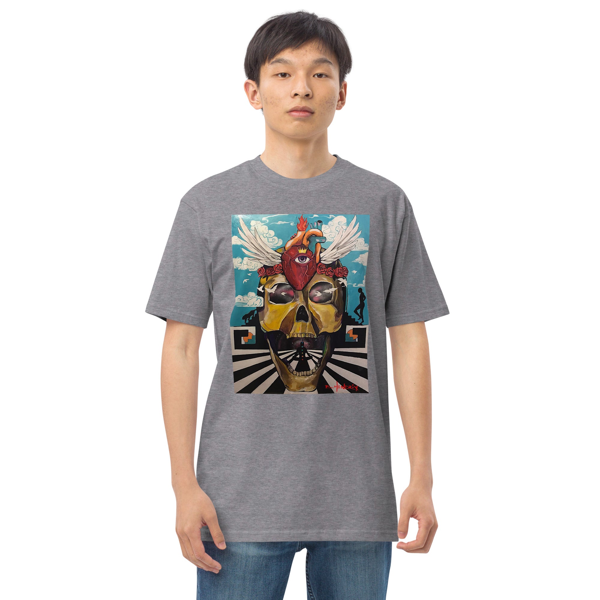 Next Level Men’s premium heavyweight tee