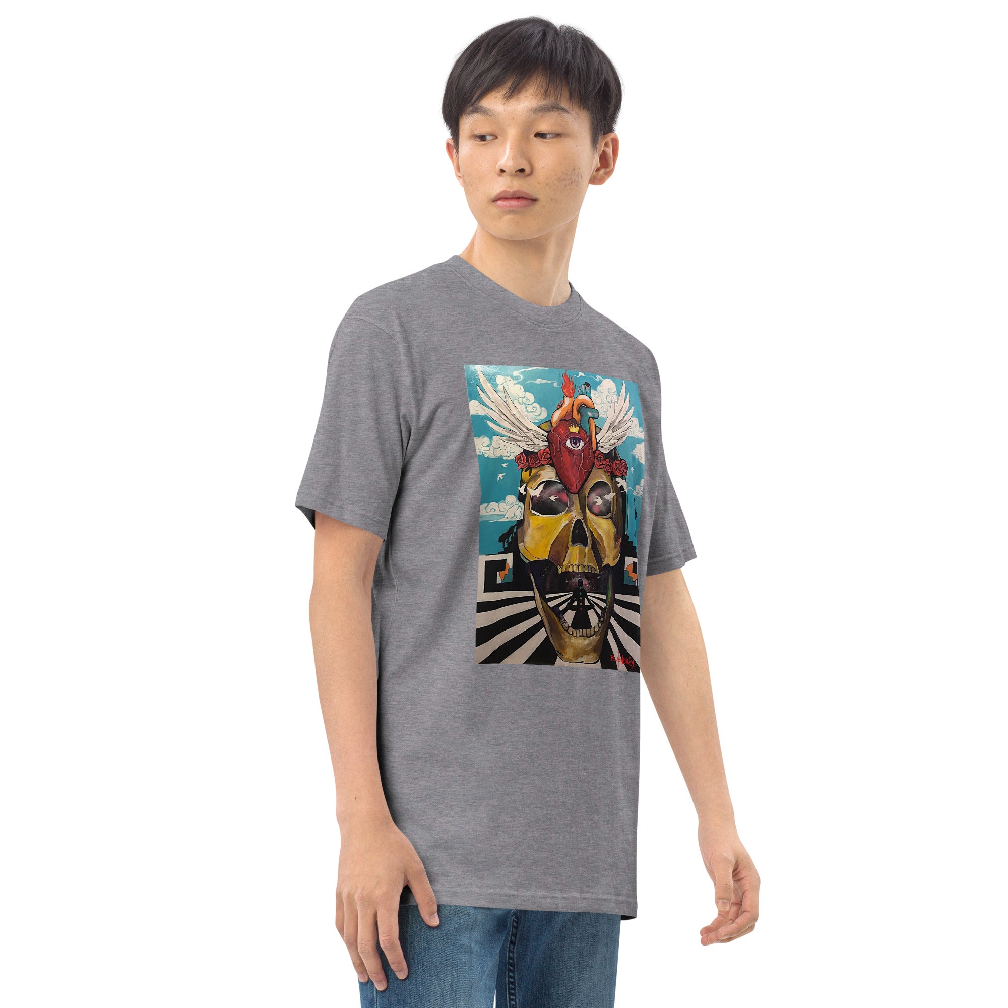 Next Level Men’s premium heavyweight tee