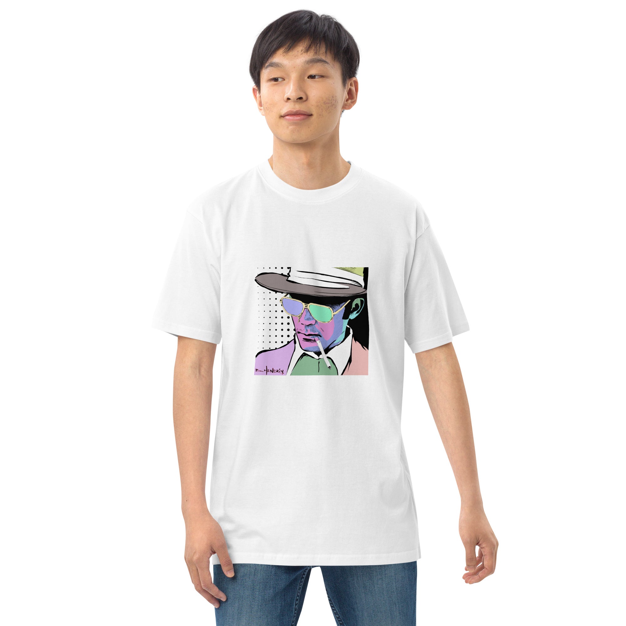 Hunter S. Thompson premium heavyweight tee