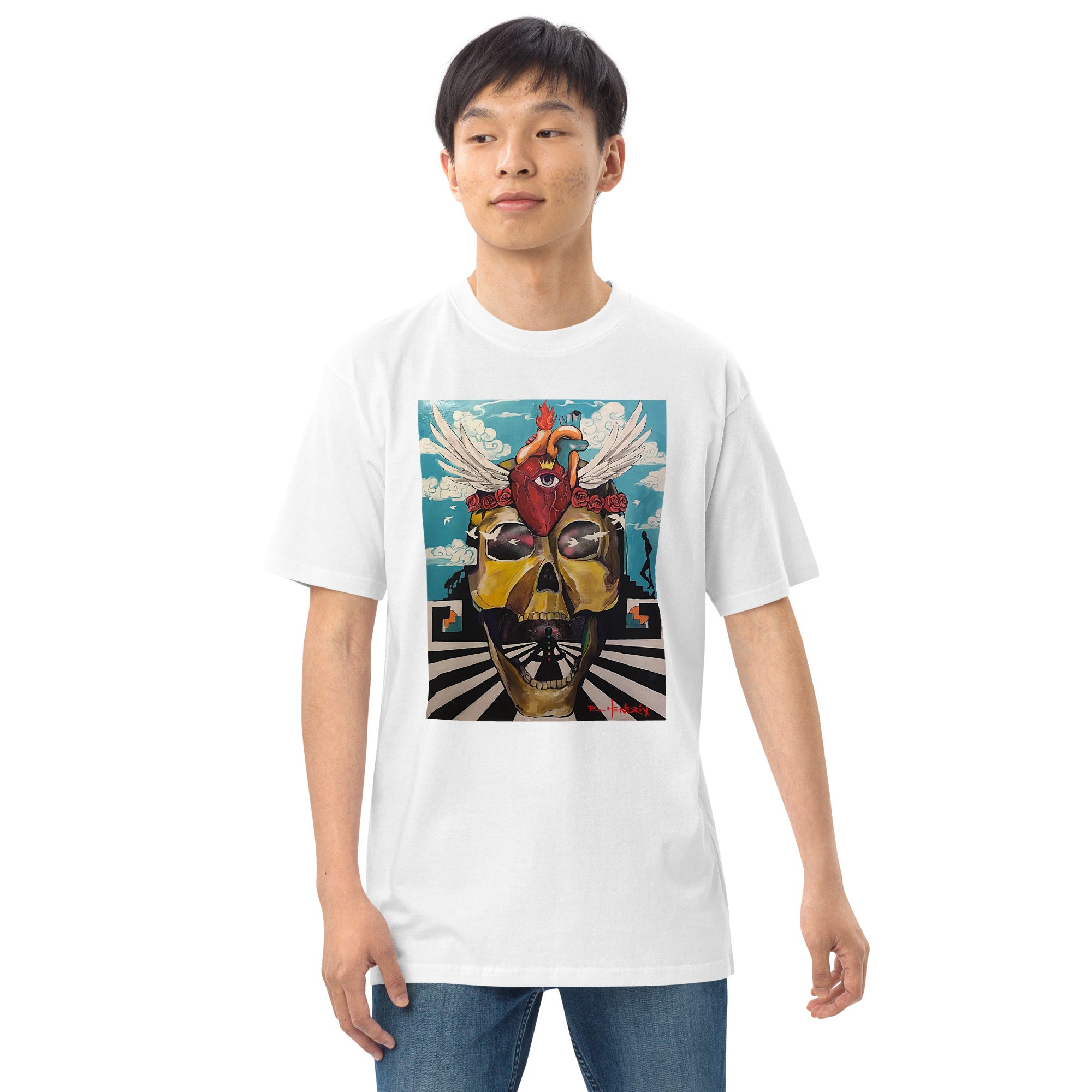 Next Level Men’s premium heavyweight tee