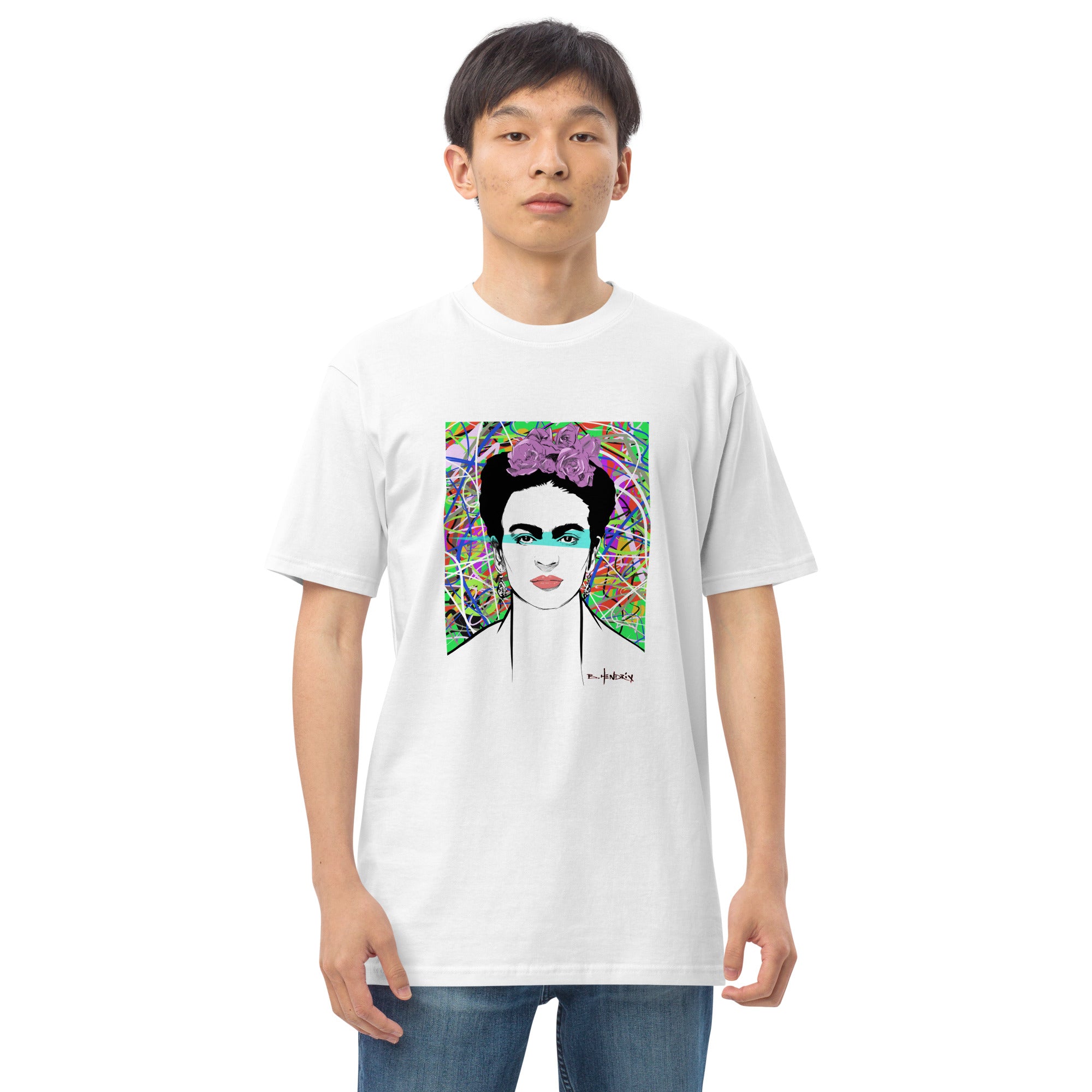 Frida Kahlo premium heavyweight tee