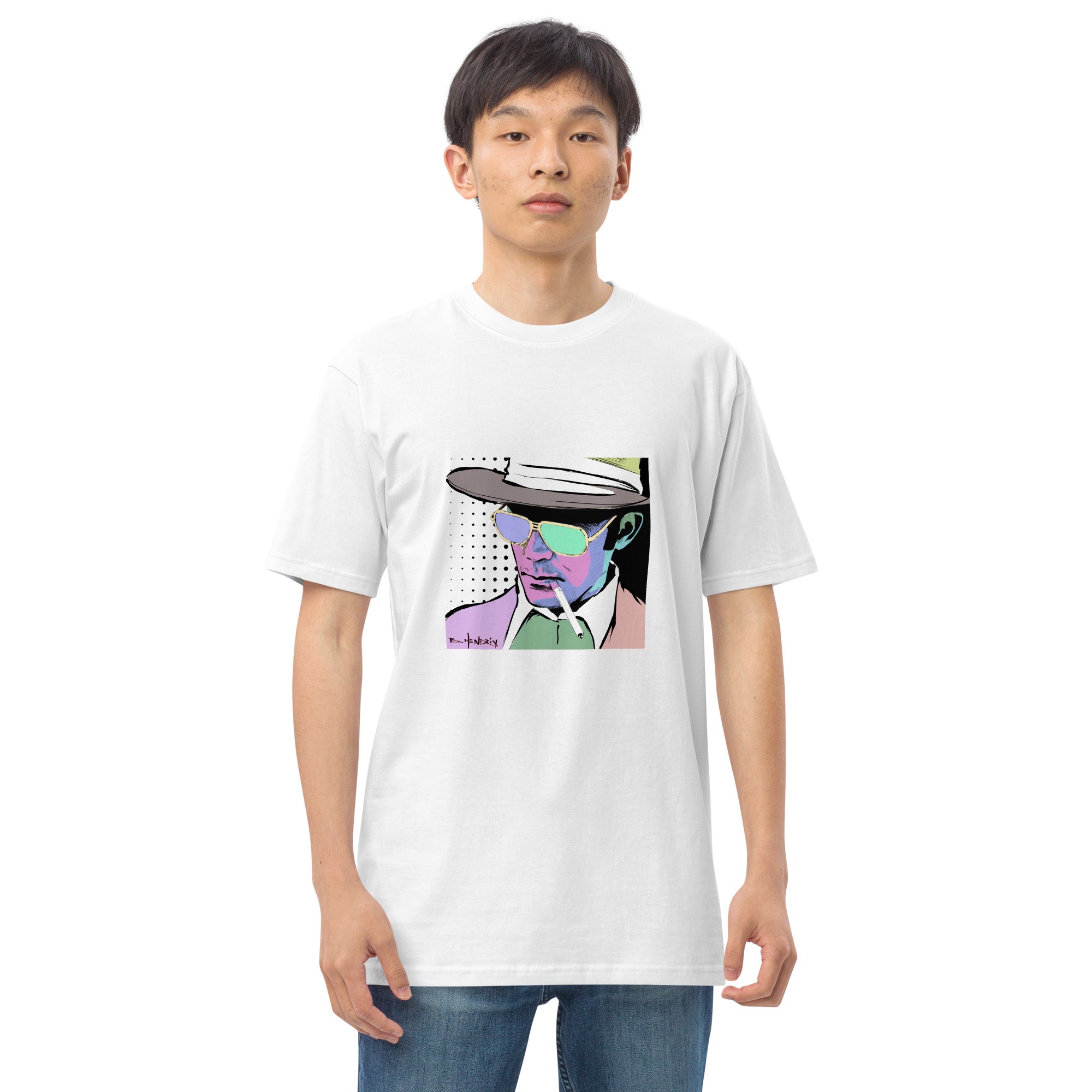 Hunter S. Thompson premium heavyweight tee