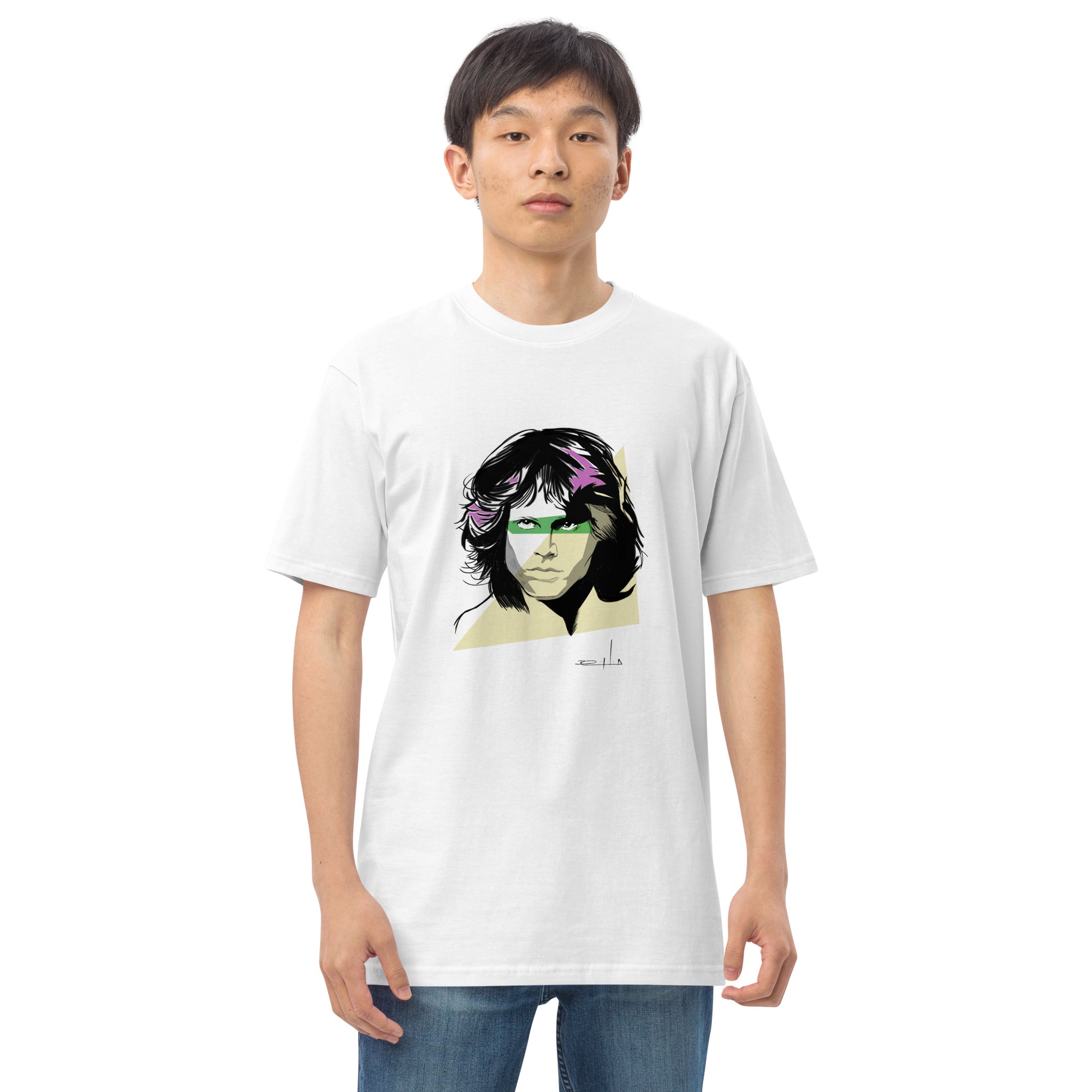 Jim Morrison premium heavyweight tee