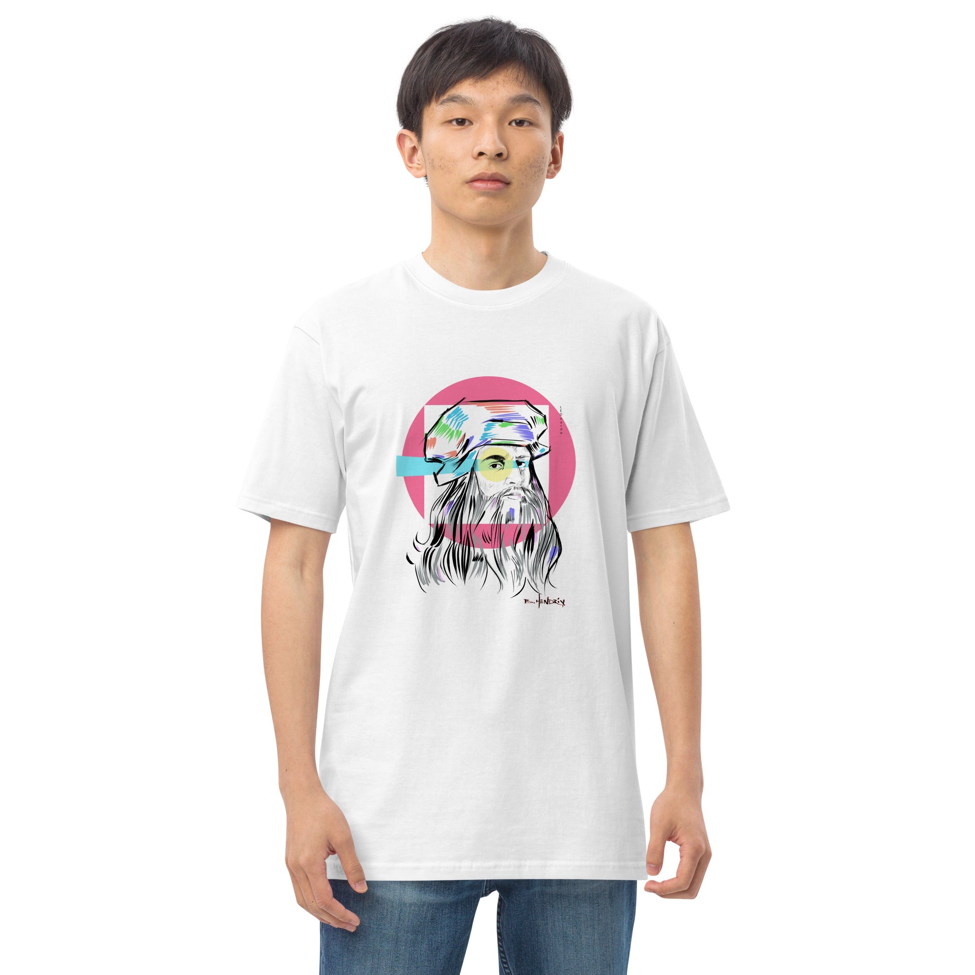 Leonardo DaVinci premium heavyweight tee