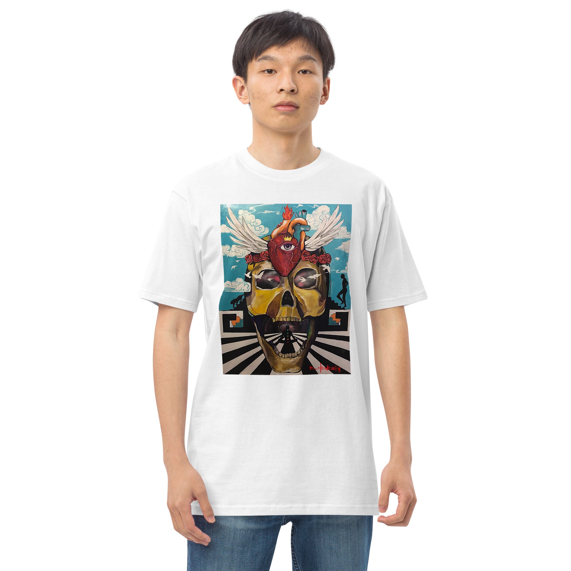 Next Level Men’s premium heavyweight tee
