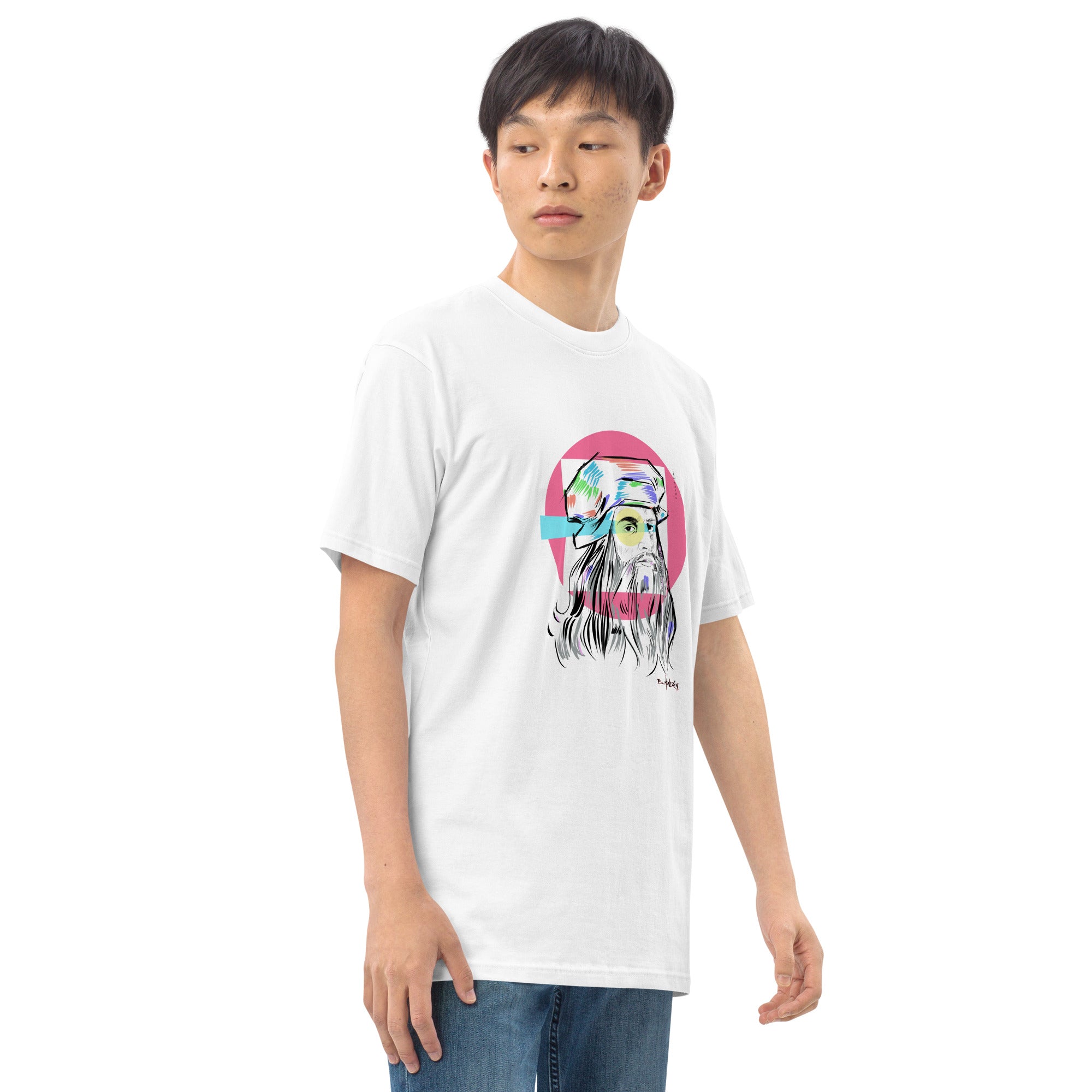 Leonardo DaVinci premium heavyweight tee