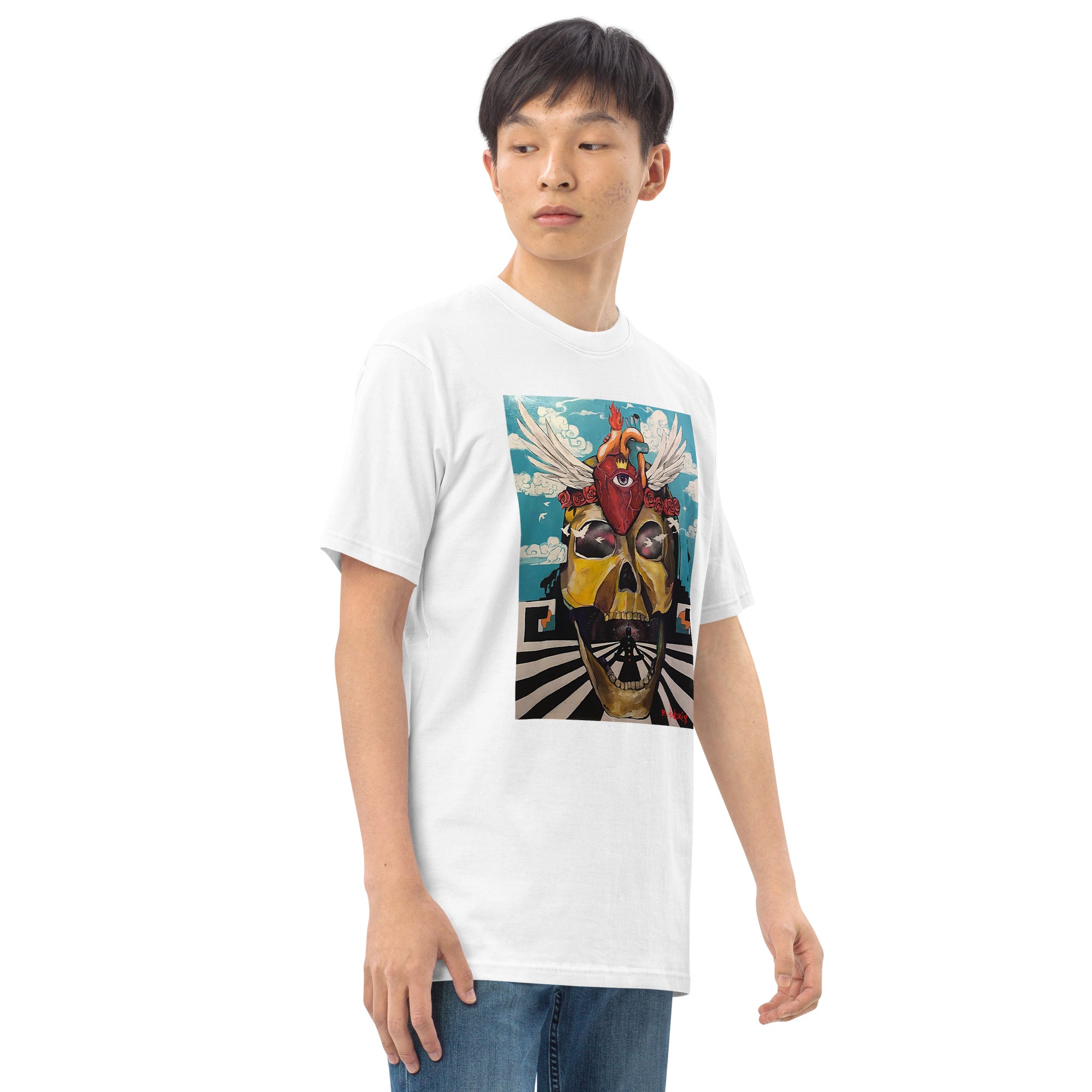 Next Level Men’s premium heavyweight tee