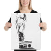 V On Boom Box - Canvas