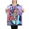 Picassos Guitarist - Canvas