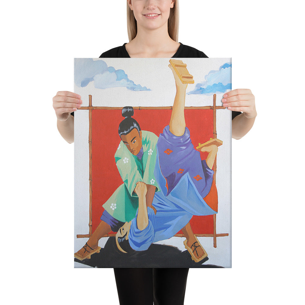 Judo Throw - Canvas