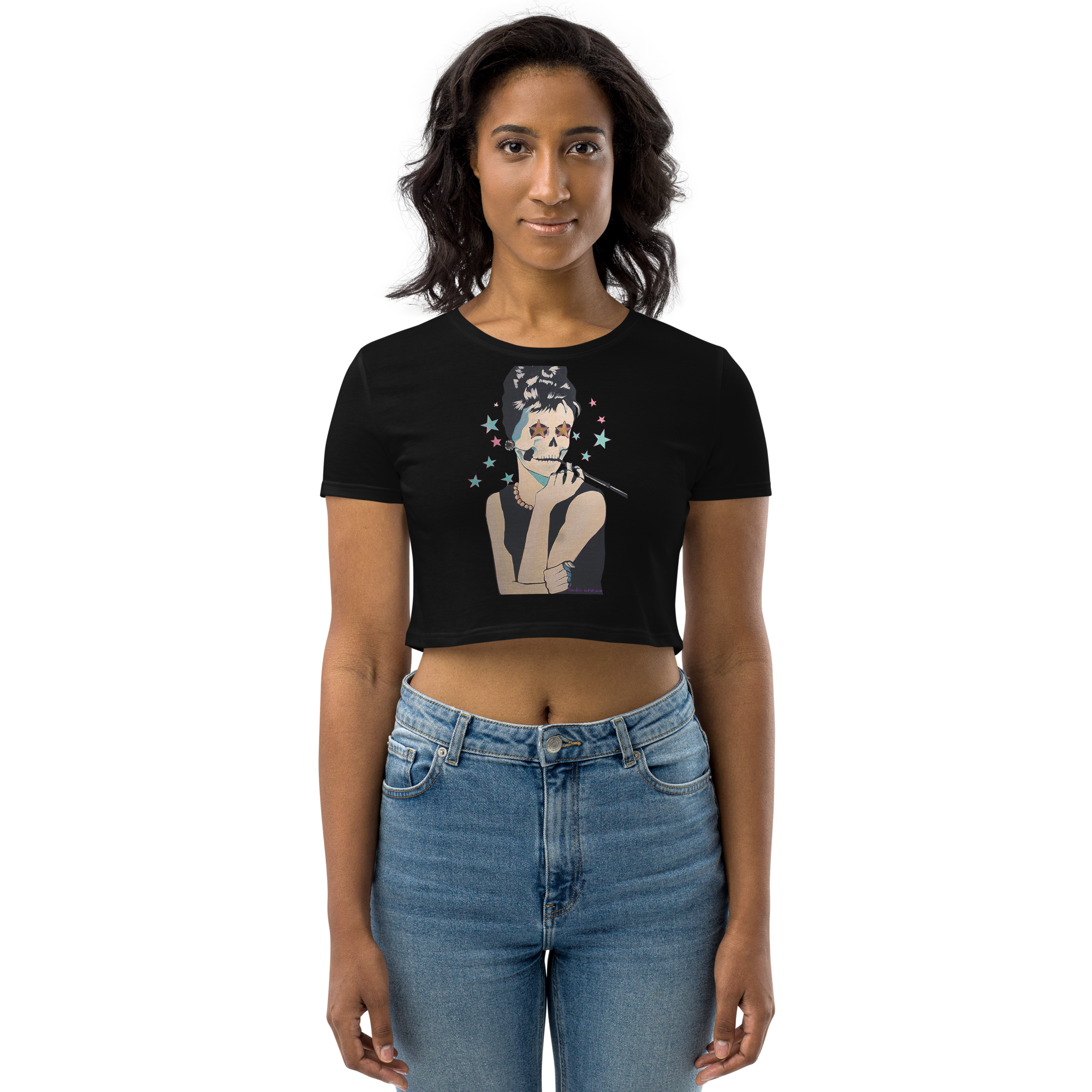 Pop Art is Dead Organic Crop Top