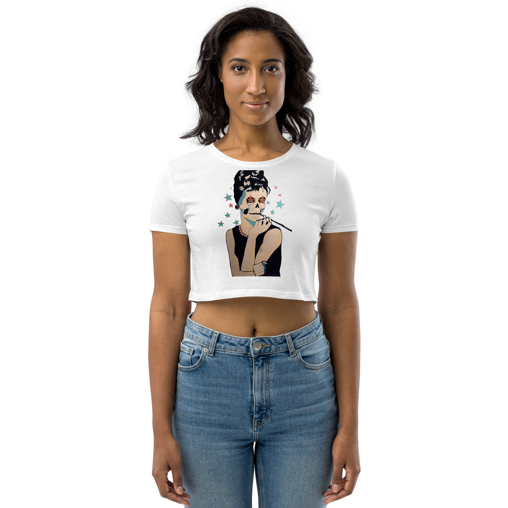 Pop Art is Dead Organic Crop Top