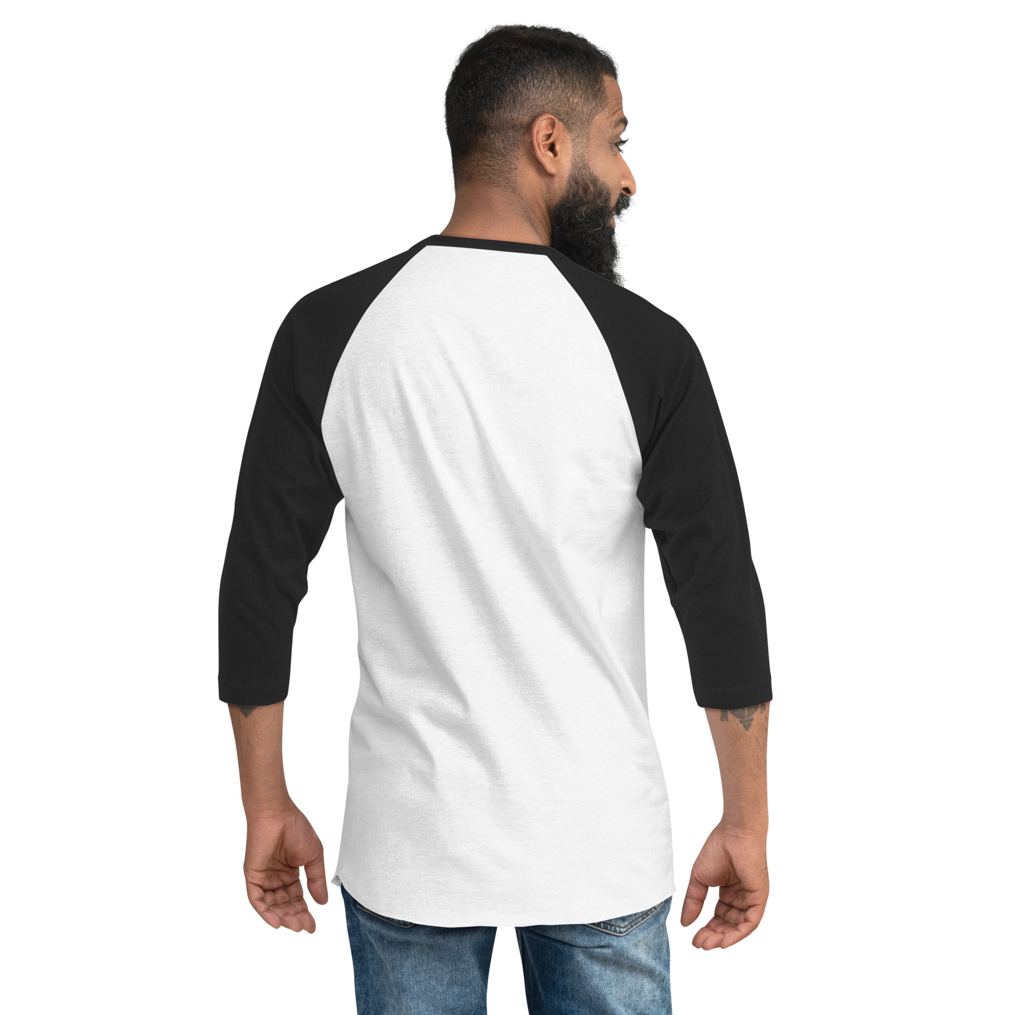 3/4 sleeve raglan shirt Triangle choke