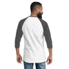 3/4 sleeve raglan shirt Triangle choke