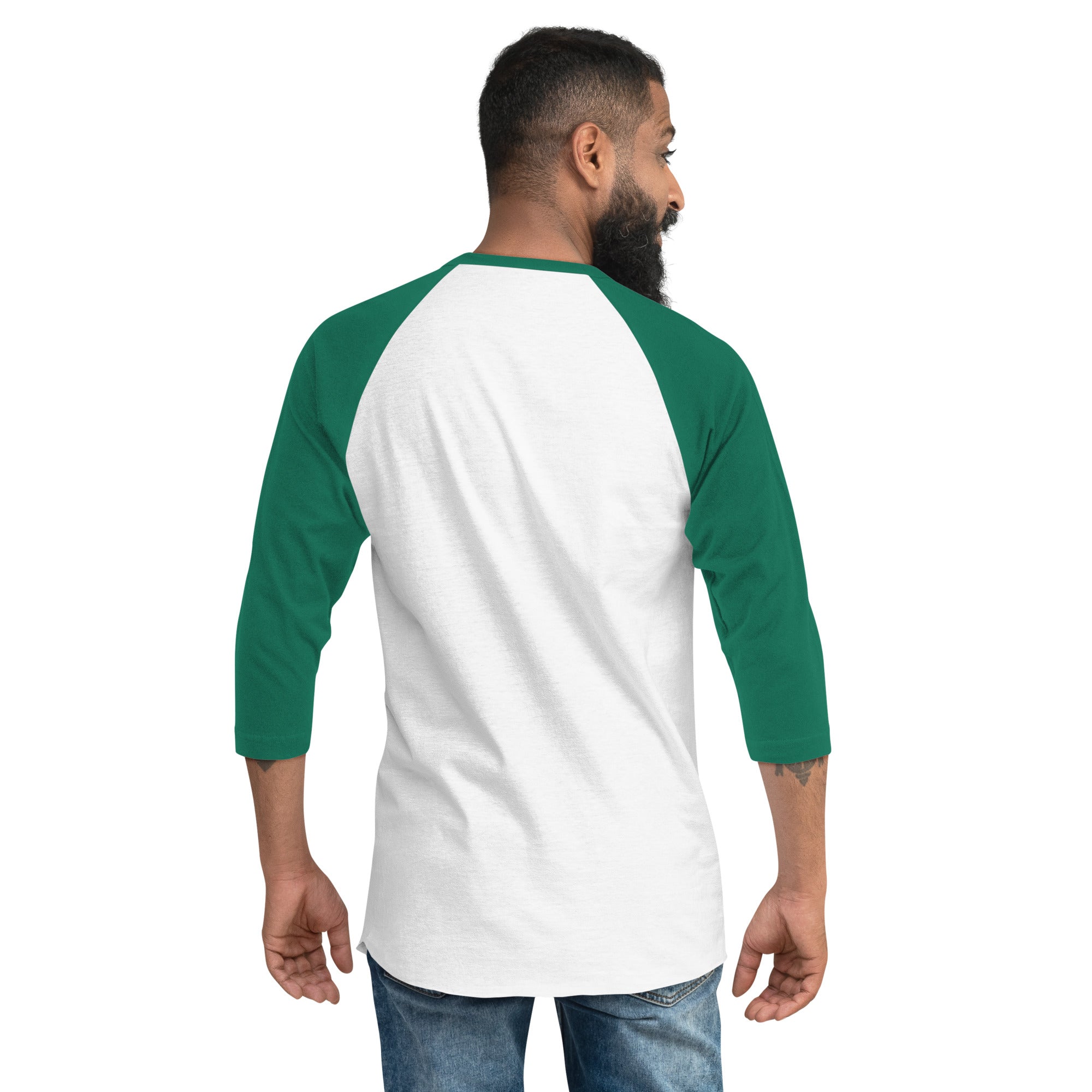 3/4 sleeve raglan shirt Triangle choke