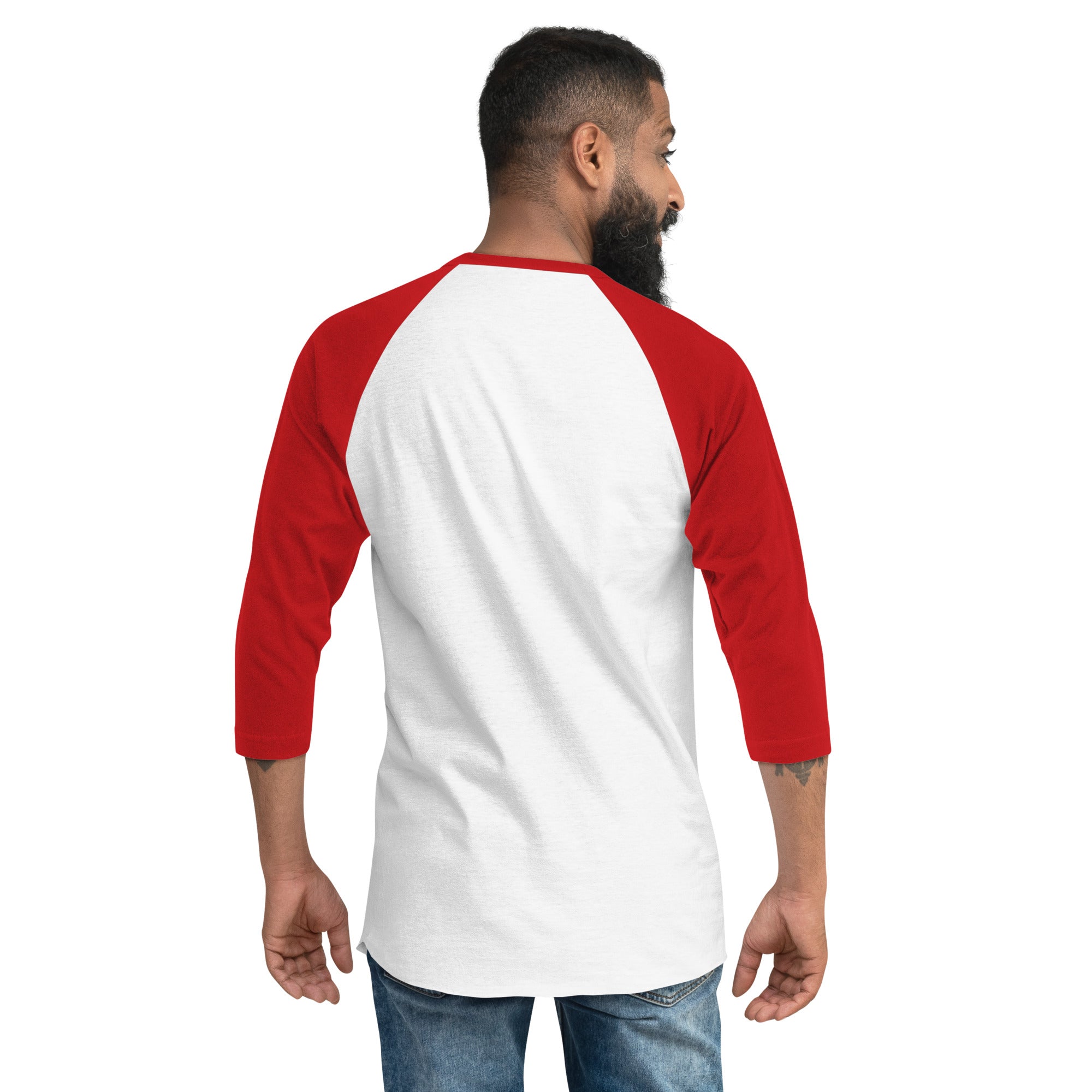 3/4 sleeve raglan shirt Triangle choke