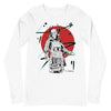 Unisex Long Sleeve Tee Samurai Red Sun