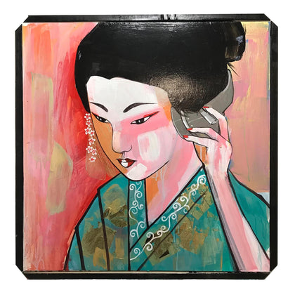 DJ Geisha Canvas Print