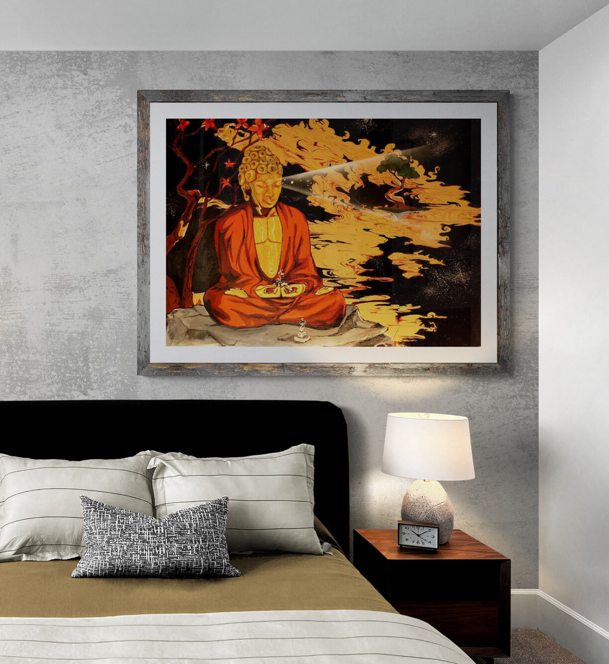 Golden Buddha - Canvas