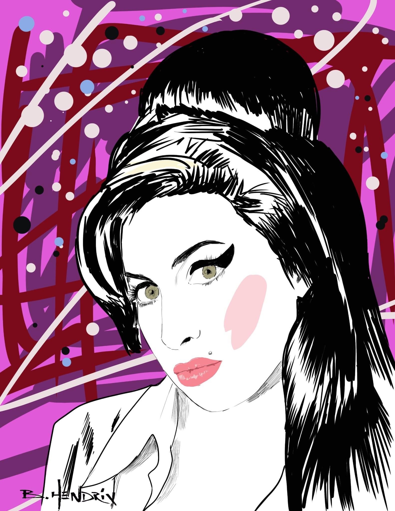 Amy Winehouse Series #1 Pop Art - Canvas