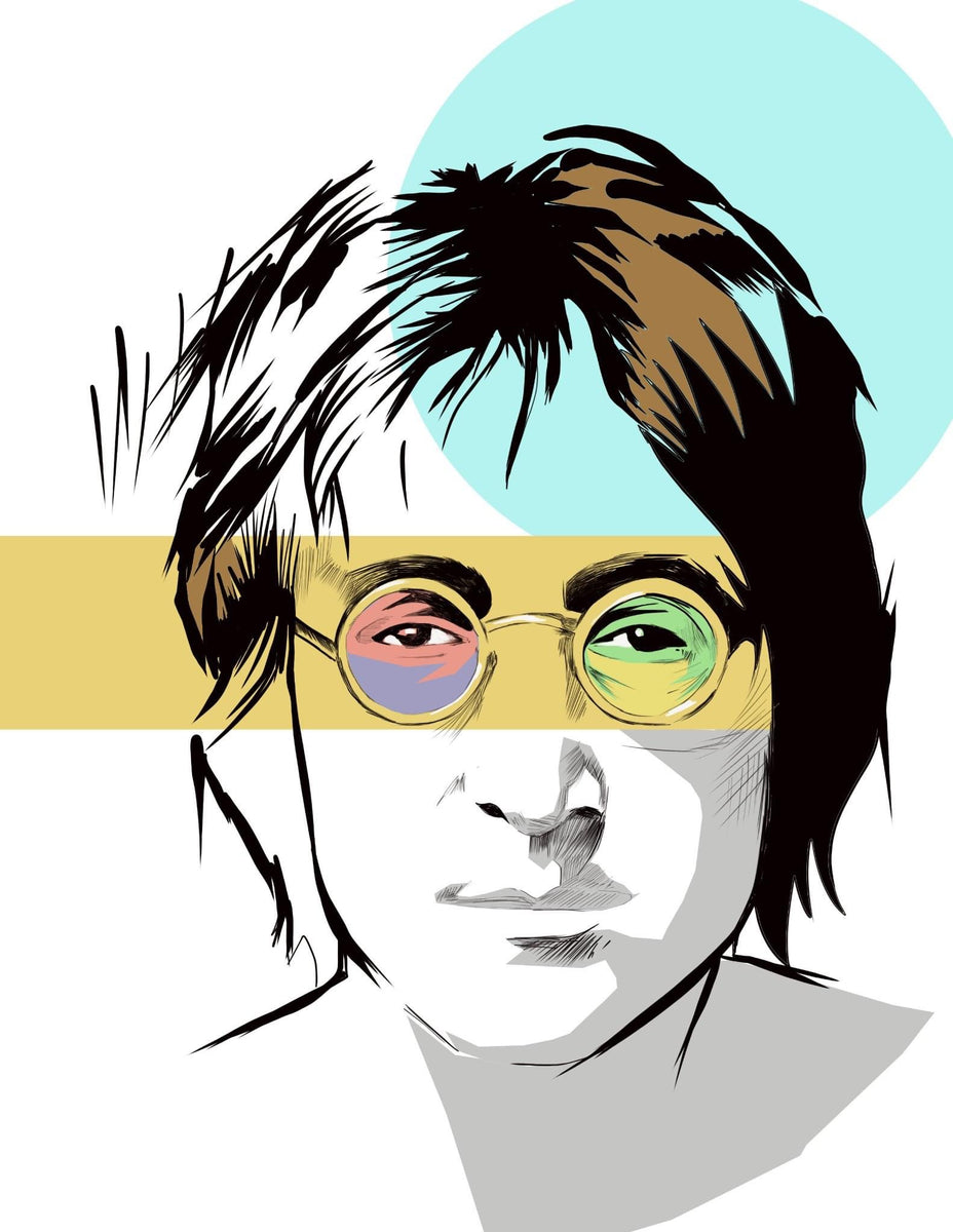 John Lennon Pop Art - Canvas – Banding Hendrix