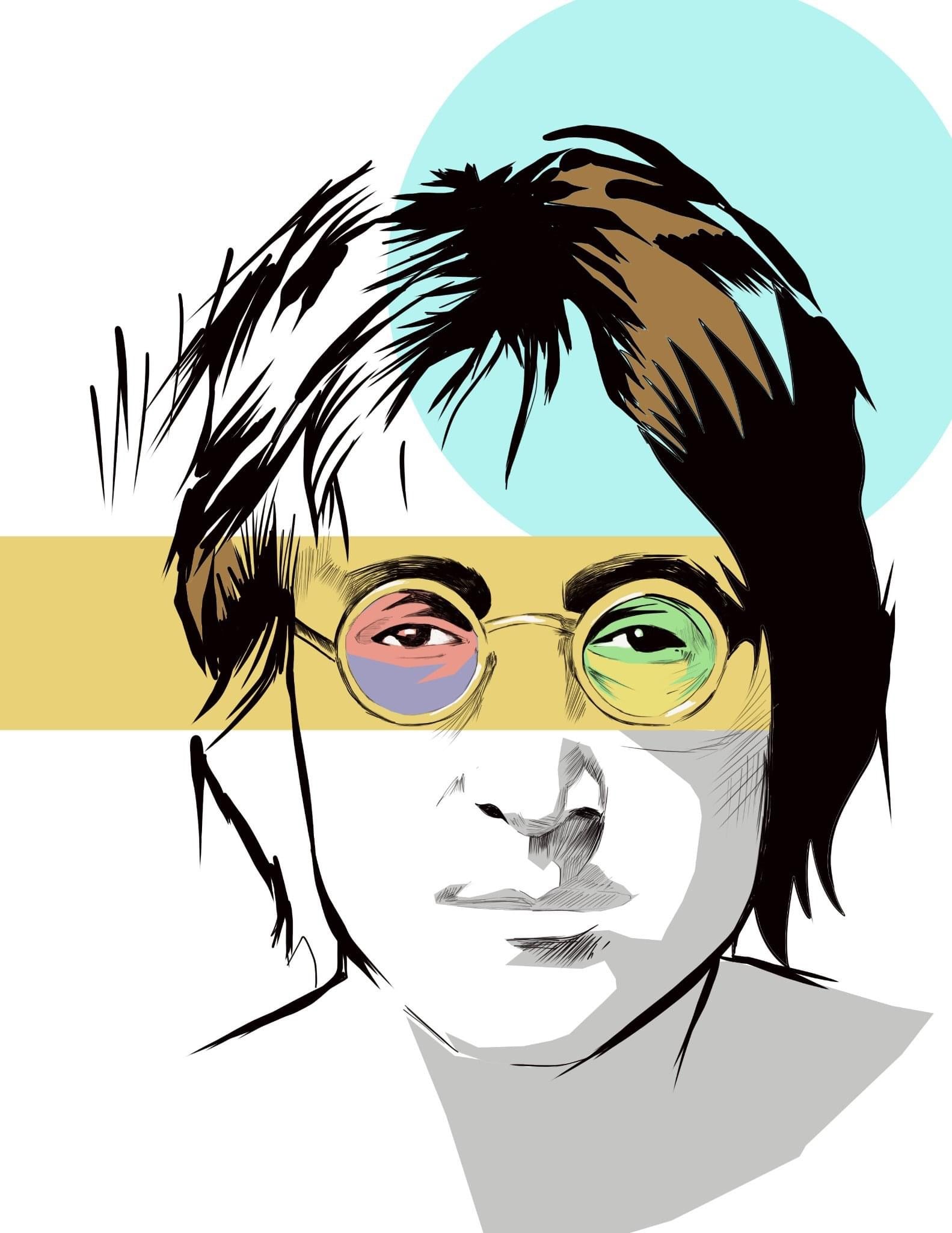 John Lennon Pop Art - Canvas