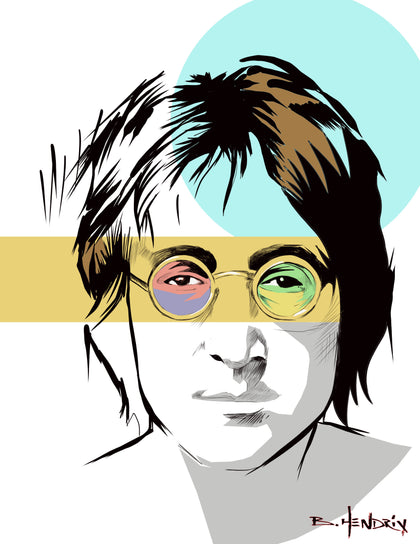 Imagine Lennon Series # 1 Pop Art - Canvas