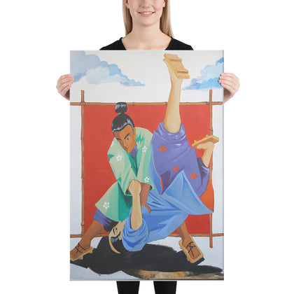 Judo Throw - Canvas