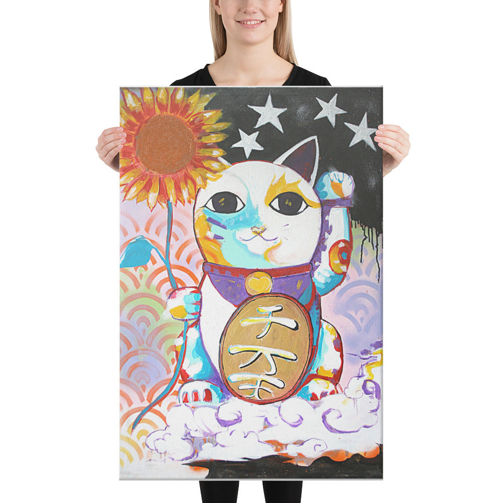 Lucky Cat For You - Canvas