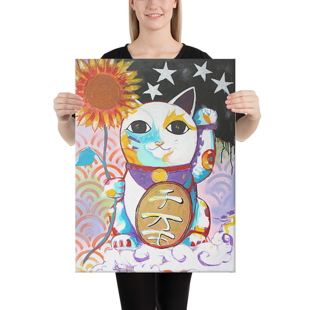 Lucky Cat For You - Canvas