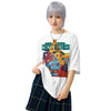 Heart, Skull Maze  Uni Sex t-shirt